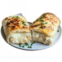 Cheesy Chicken Garlic Wrap